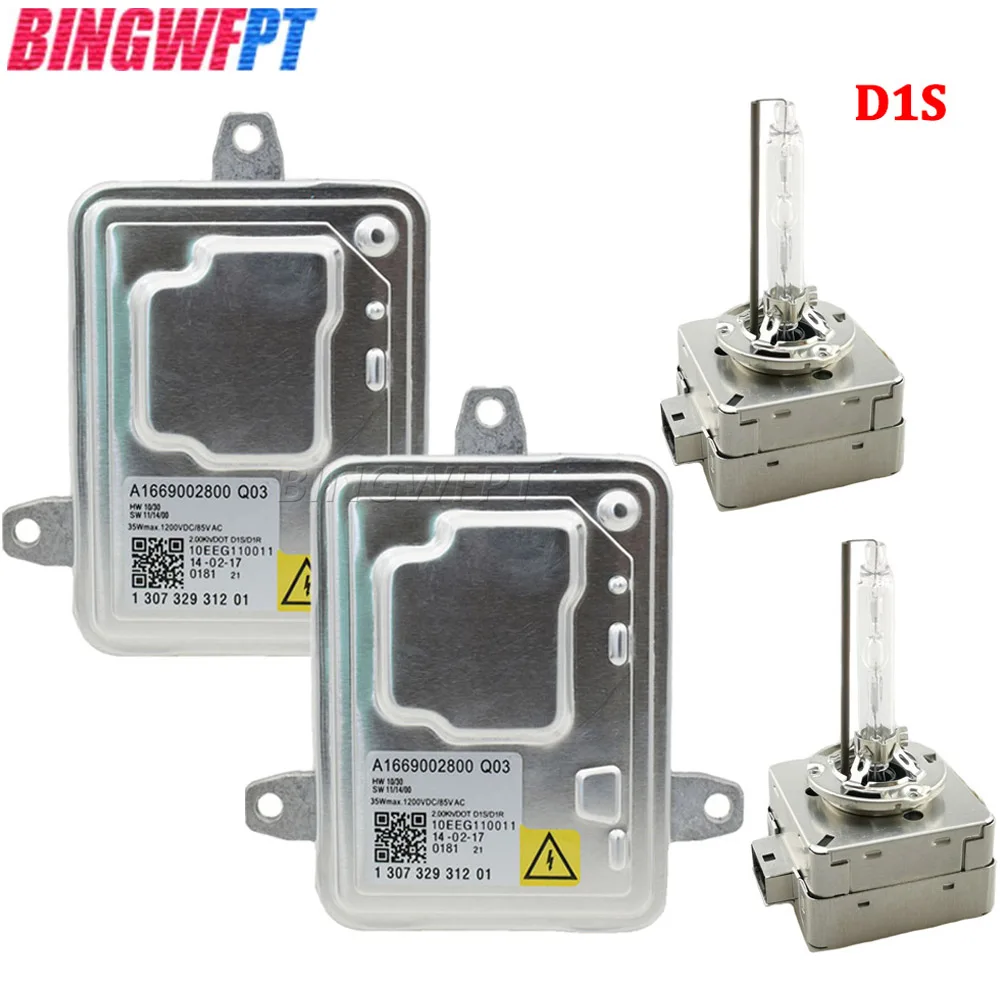 

A1669002800 For M ercedes B enz CLA GL GLA ML W156 W117 W176 W166 Headlight Xenon Ballast D1S bulb HID Headlight Kit 1307329312
