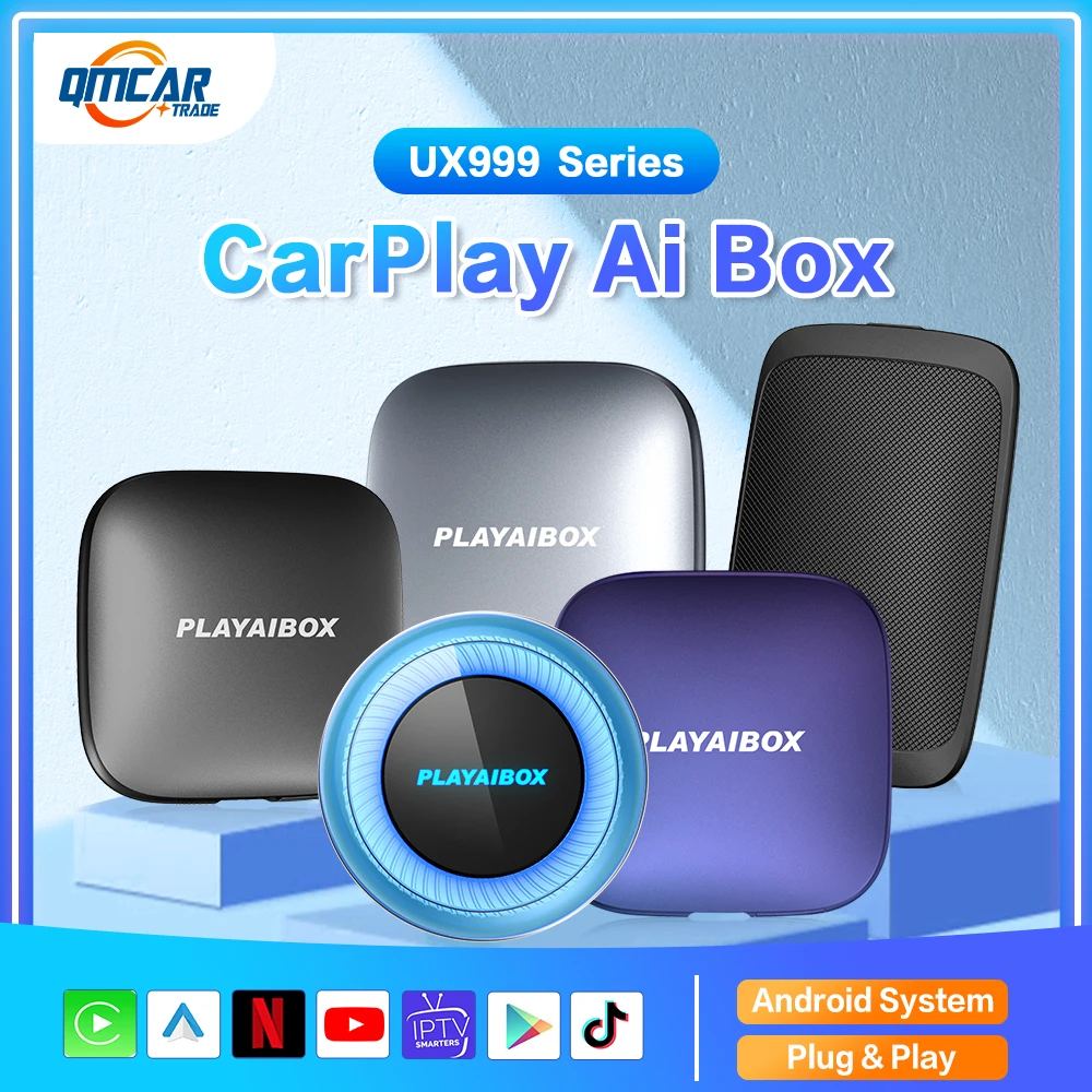 

Carplay Ai Box Android System UX999Series iptv World Netflix Carplay Wireless Android Auto IOS16 Qualcomm Car Intelligent System
