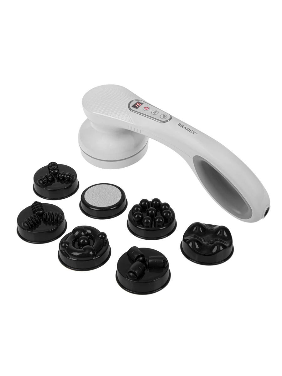 Массажер для тела электрический беспроводной ручной Bradex с функцией |