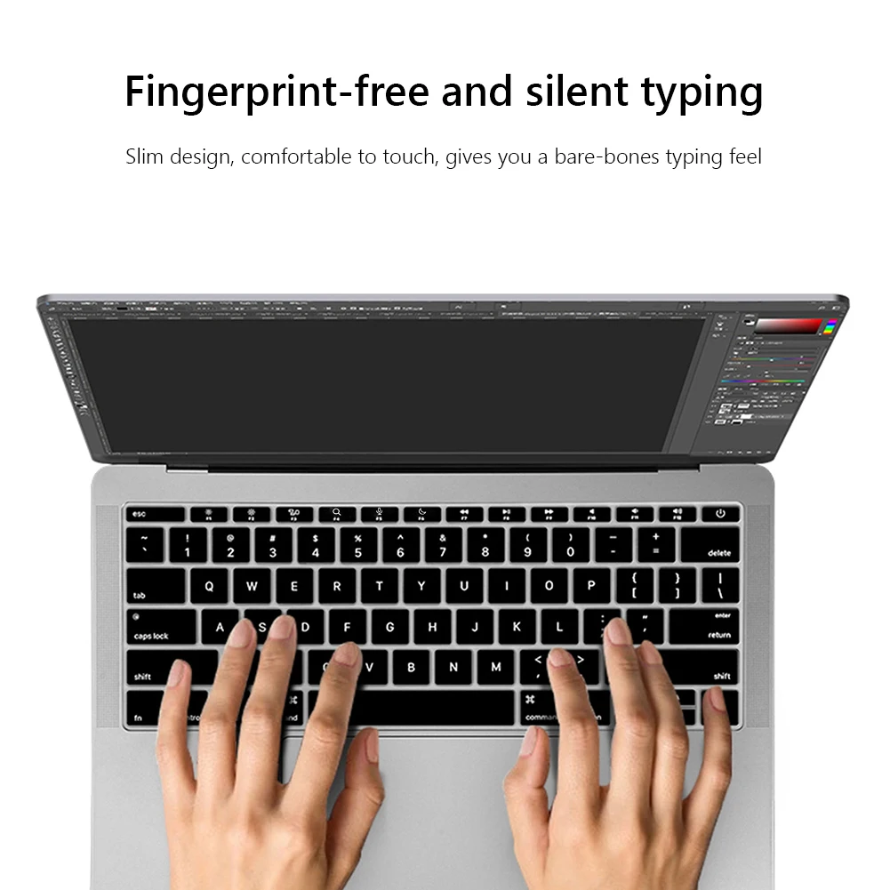 Чехол для клавиатуры ноутбука EU US-Enter Macbook Air 13 A2337 A2179 силиконовая цветная