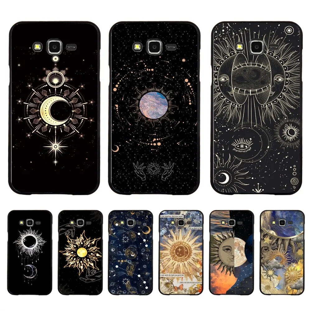 Астрологический чехол Suns Moons с облаками для Samsung J 7 plus 7core J7 neo J6 prime J4 J5 мобильного