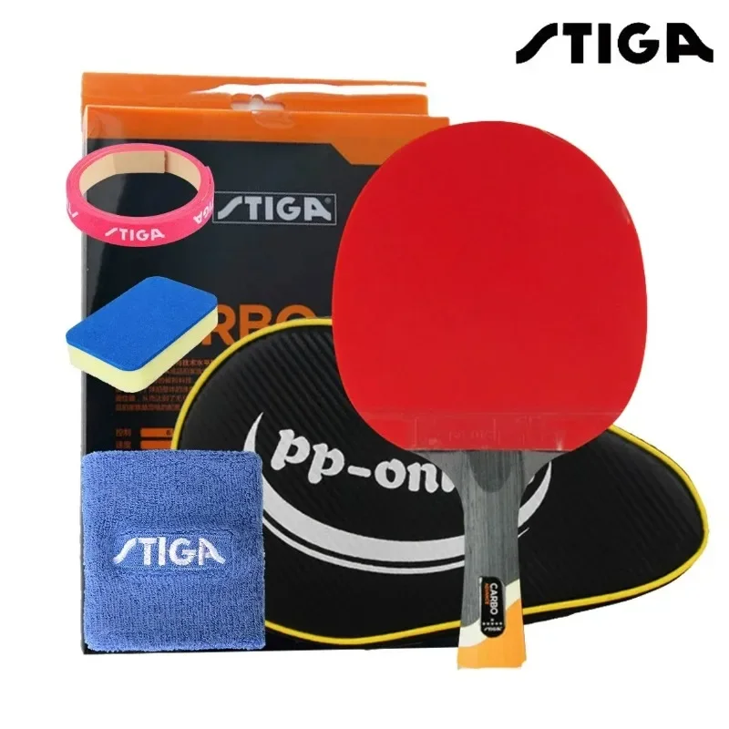 

STIGA professional Carbon 6 STARS table tennis racket for offensive rackets sport racket Ping Pong Raquete pimples in