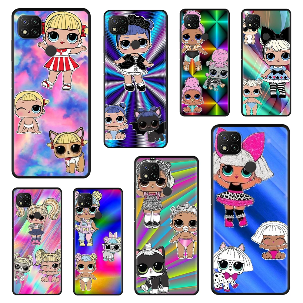 

LOL Surprise Cute Case Cover for Xiaomi Redmi Note 10 11 11S 11E 11T 11S 9C 10C 10A 8 9 8A Pro Pro+ Full Capa Coque Cell Thin