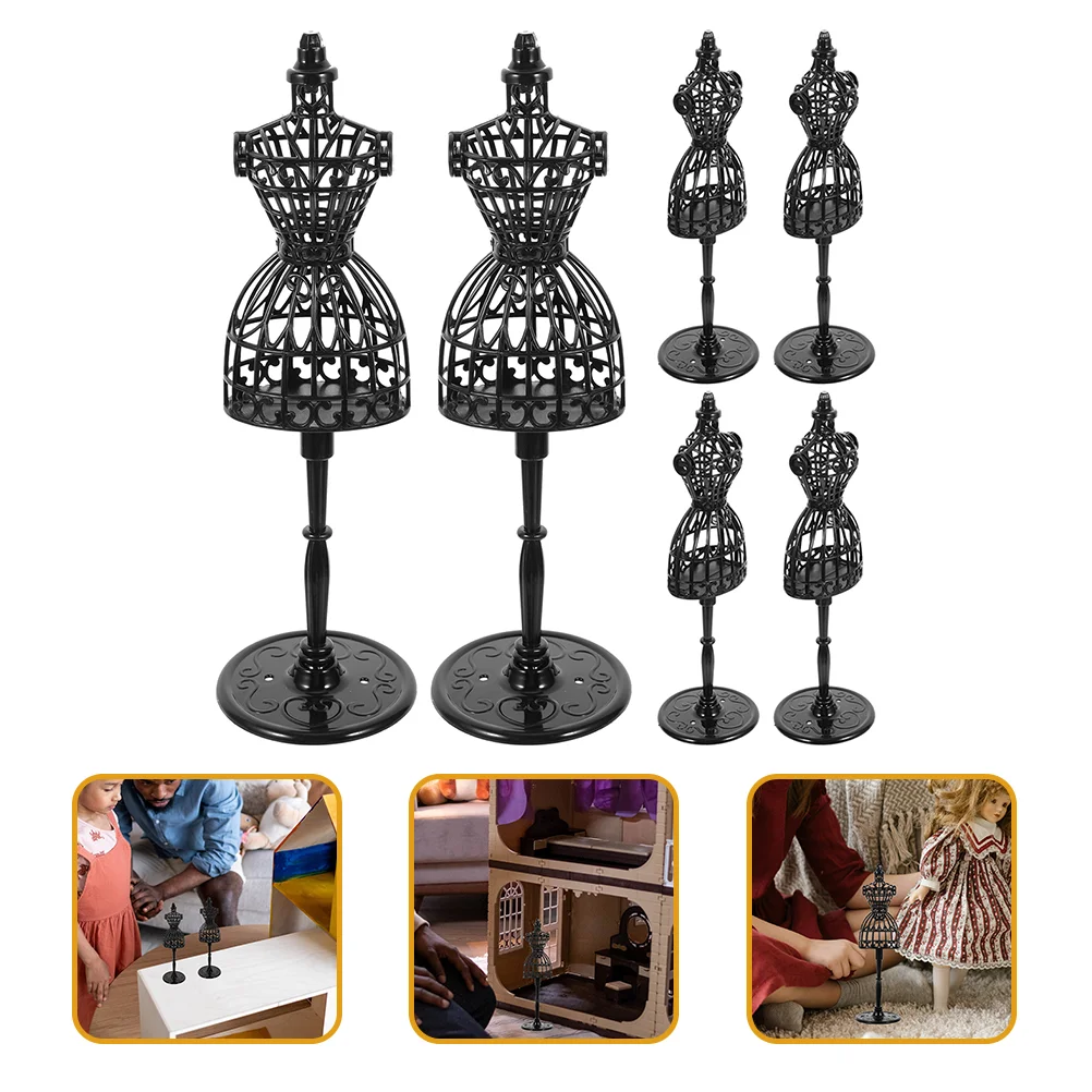 

Clothing Display Stand Accessory Small Sewing Mannequin Female Miniature Dolls