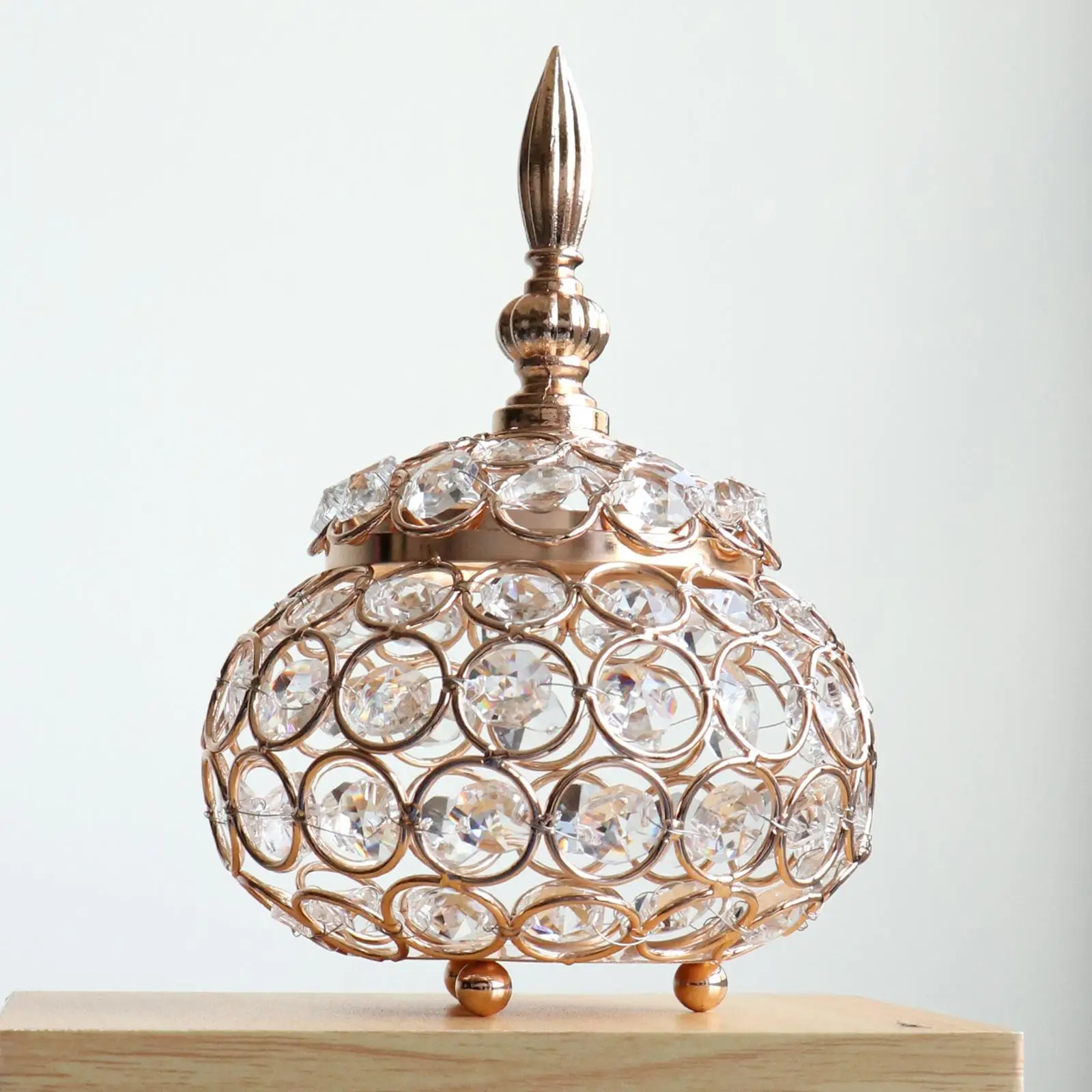 Хрустальный подсвечник шкатулка для украшений