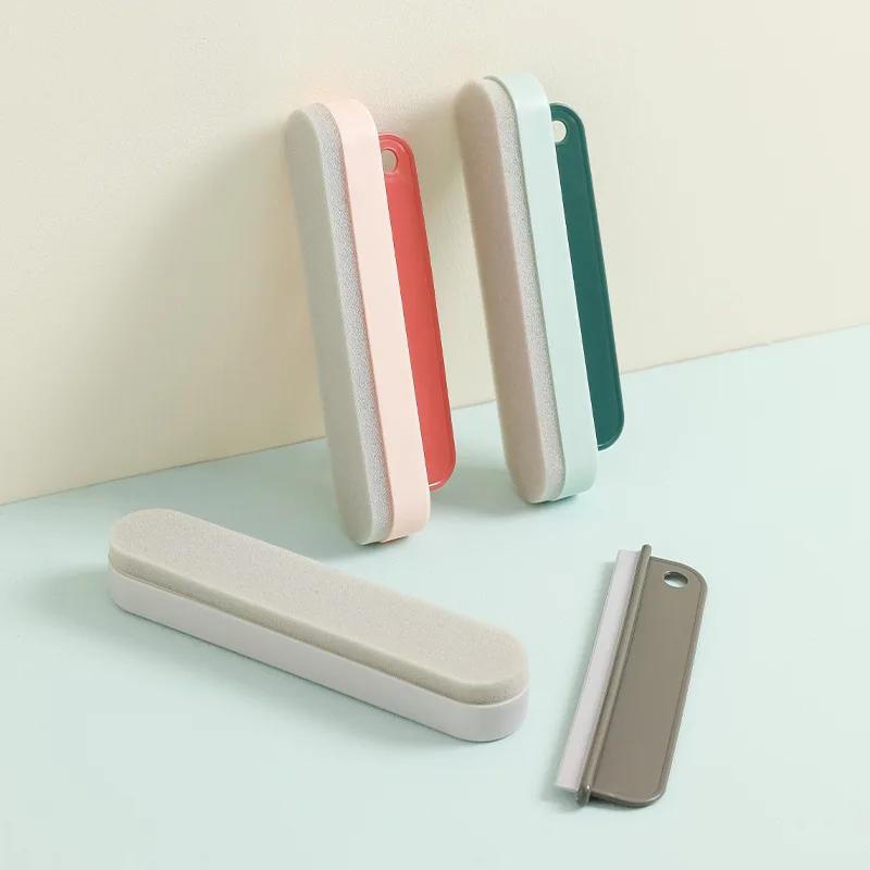 

Dual-Use Glass Wiper Scratcher Household Cleaning Window Mirror Tiles Wall Cleaning Brush Wiper Home Bathroom Cleaner