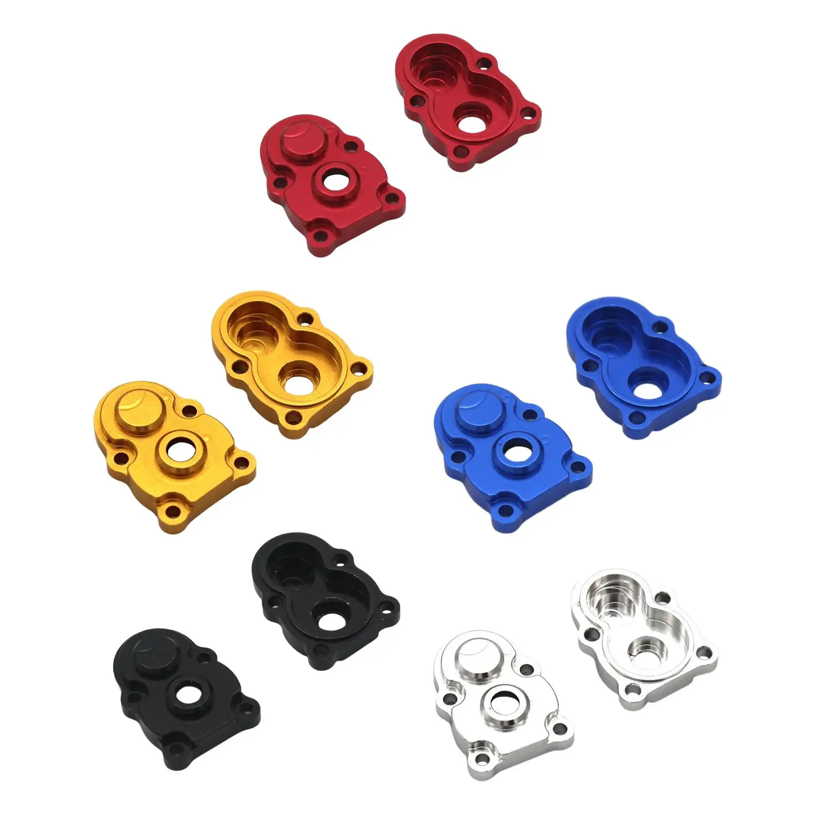 

2Pcs 1/24 Remote Control Car Door Bridge Upgrade RC Car Front and Rear Door Bridge Gear Cover for Fcx24 Crawler Modification