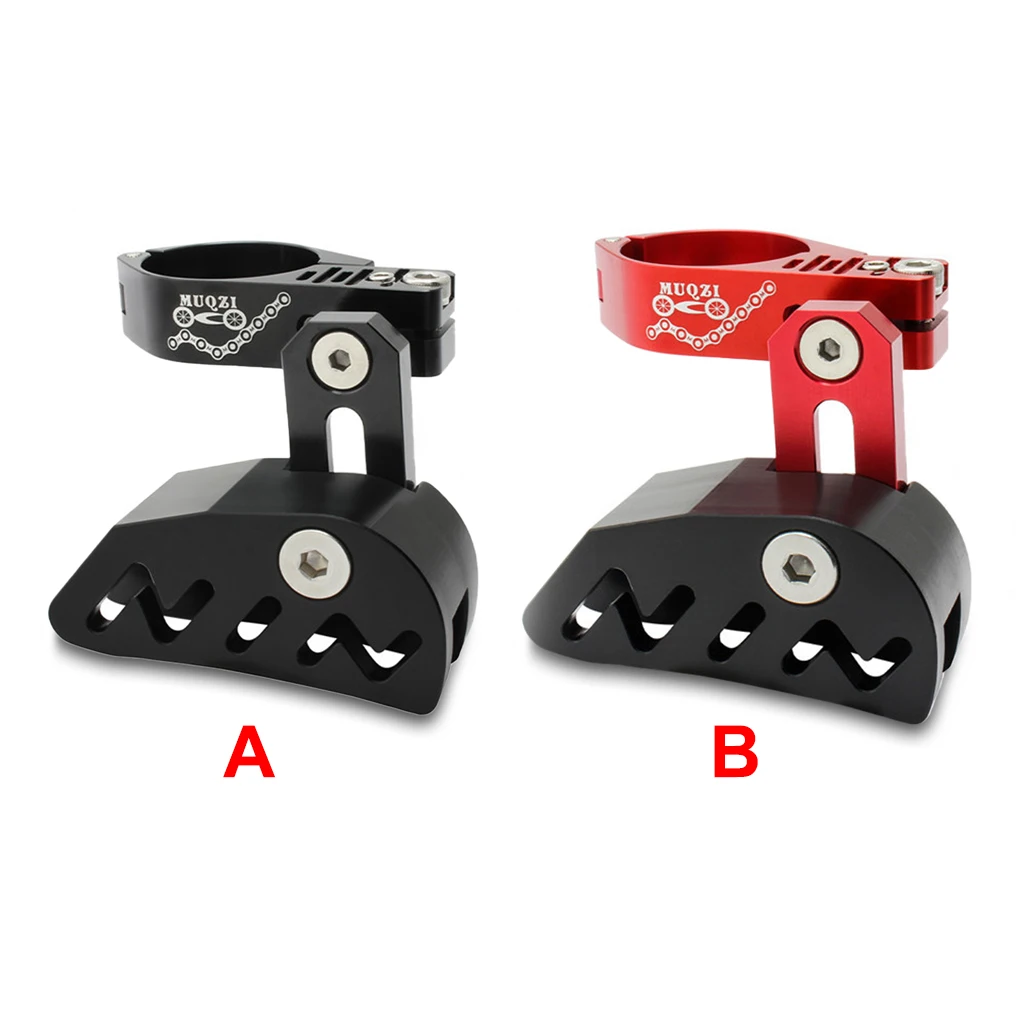 Chain Guide Single Crankset Clamp Stabilizer Biking Repair Aluminum Alloy Tensioner Protector Red
