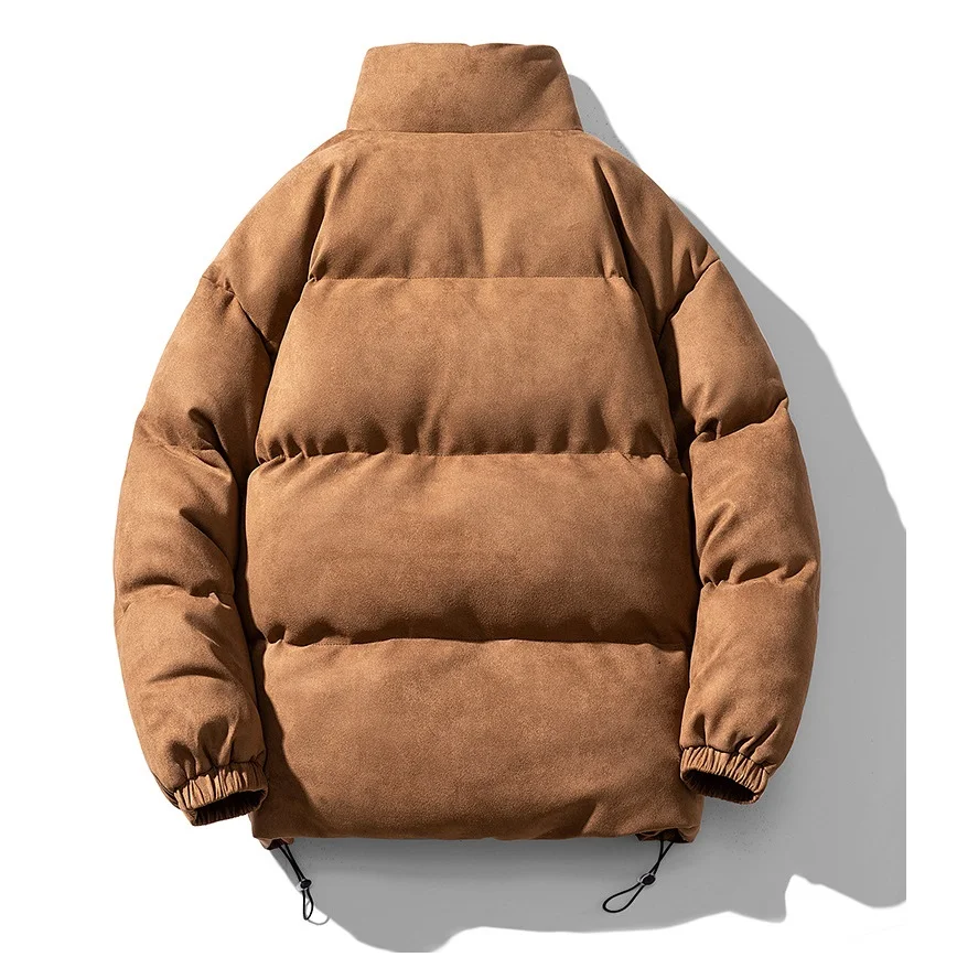 Winter Thickened Thermal Jacket Couple's Artificial Suede Cotton Jacket Outdoor Simple Sports Jacket Parka Hombre