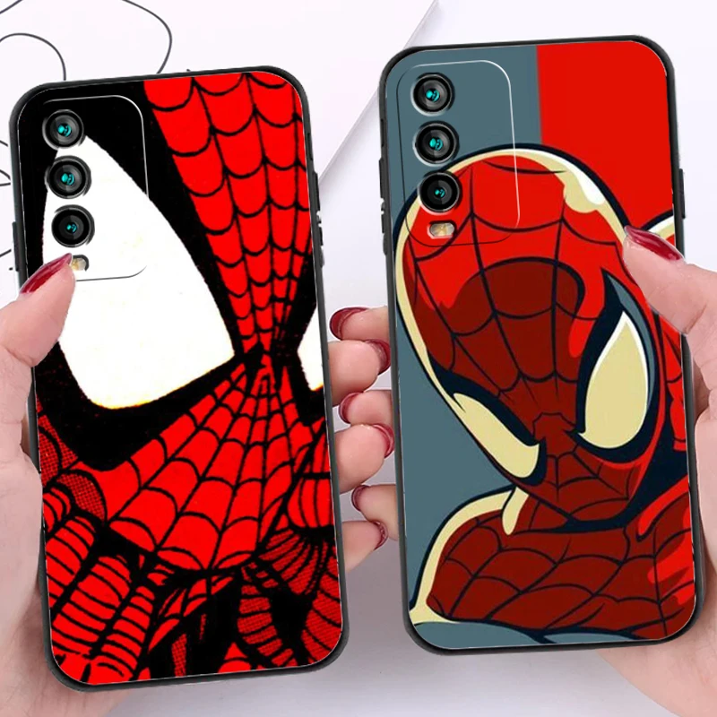 

Marvel Spiderman Phone Cases For Xiaomi Redmi 9C 9 9T 9A 9AT Redmi Note 9 9S 9 Pro 5G Carcasa Back Cover Coque Funda Soft TPU