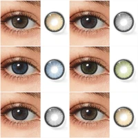 Magister Color Contact Lenses for Eyes Pair Natural Brown Lenses Beauty Pupils Blue Lenses Gray Eye Contact Yearly Color Lens