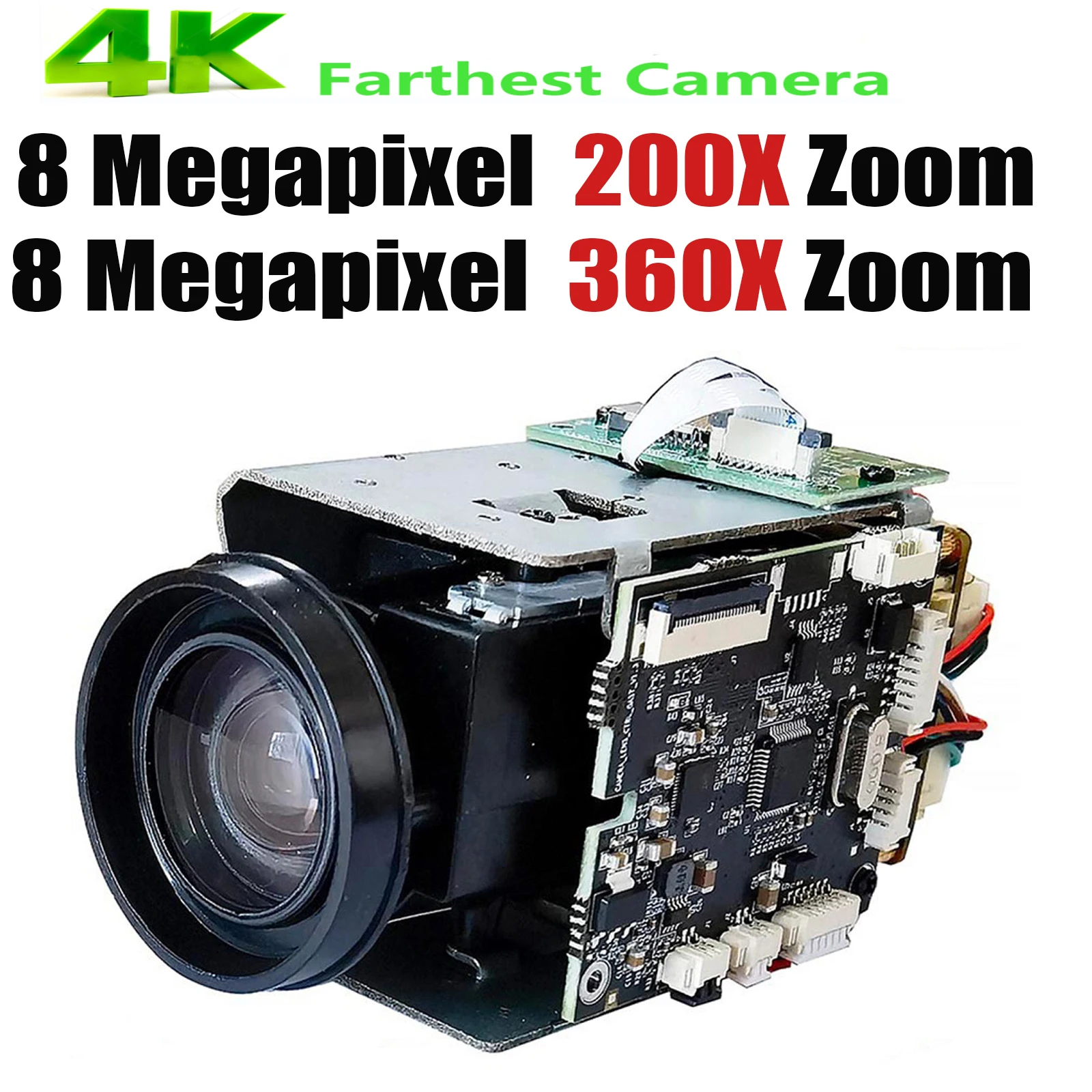 IP-камера 4K 8MP 200X 360X зум RTMP Hikvision Dahua протокол IVM4200 P2P ONVIF IMX415 SD 256 ГБ - купить по