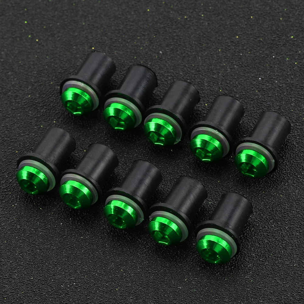 Motor M5 Fastener Nuts Windscreen Windshield Screw Mounting Bolts For Kawasaki Zephyr 550 750 1100 ZR BALIUS 250 ZG1000