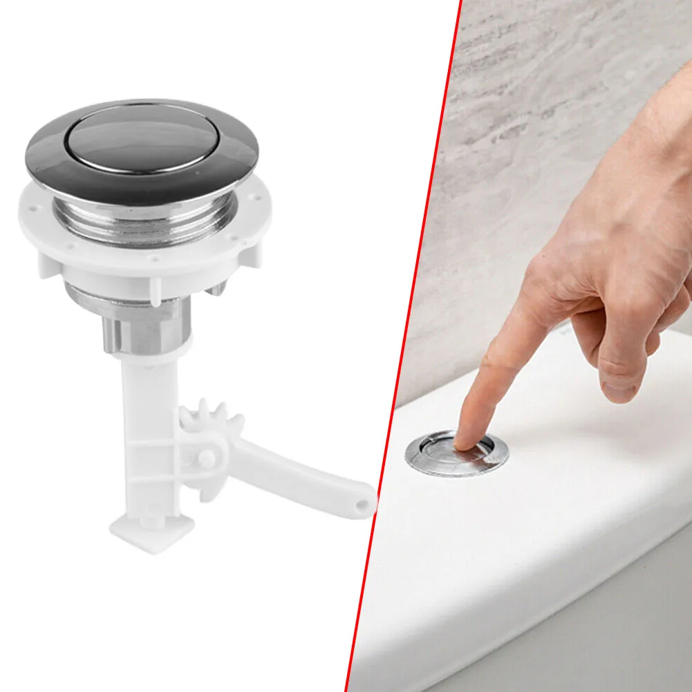 

38mm Toilet Water Tank Round Valve Rods Push Button Water Saving Toilet Water Tank Button For Cistern Bathroom Toilet Accessorie