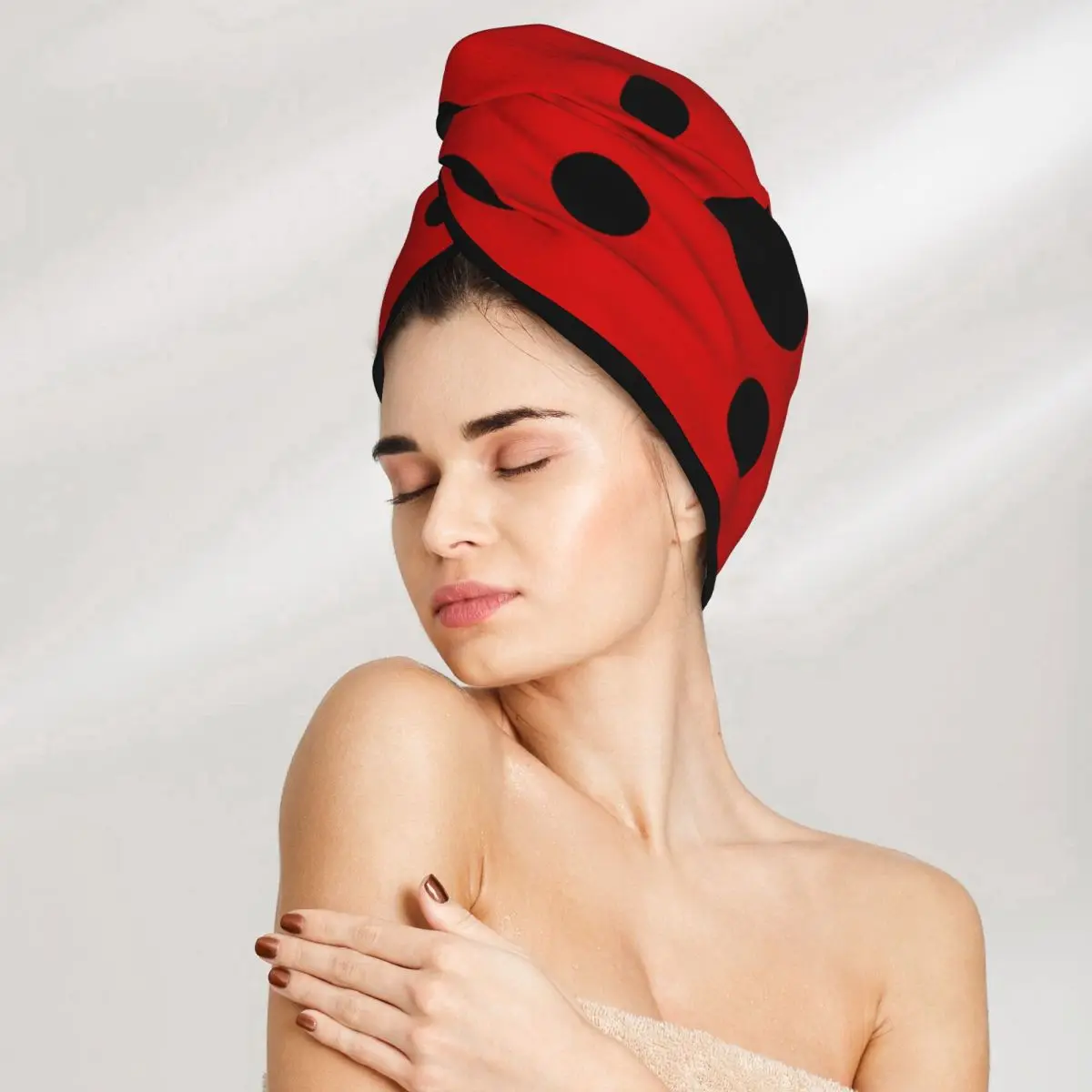 Bath Head Turban Wrap Quick Dry For Drying Hair Women Girls Bathroom