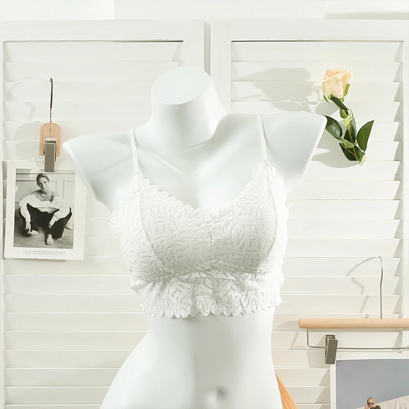 

Women With Chest Pads Corset Y2k Tank Top Lace Tube Tops Elegance Camis Sexy Backless Bustiers Female Bralette Sleeveless Vest