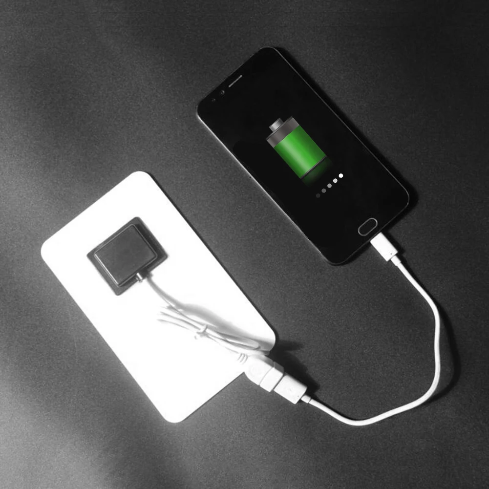 

5 в 400 мА солнечная панель 2 Вт Выход USB наружная портативная солнечная система для продуктов низкой мощности элемент питания зарядное устрой...