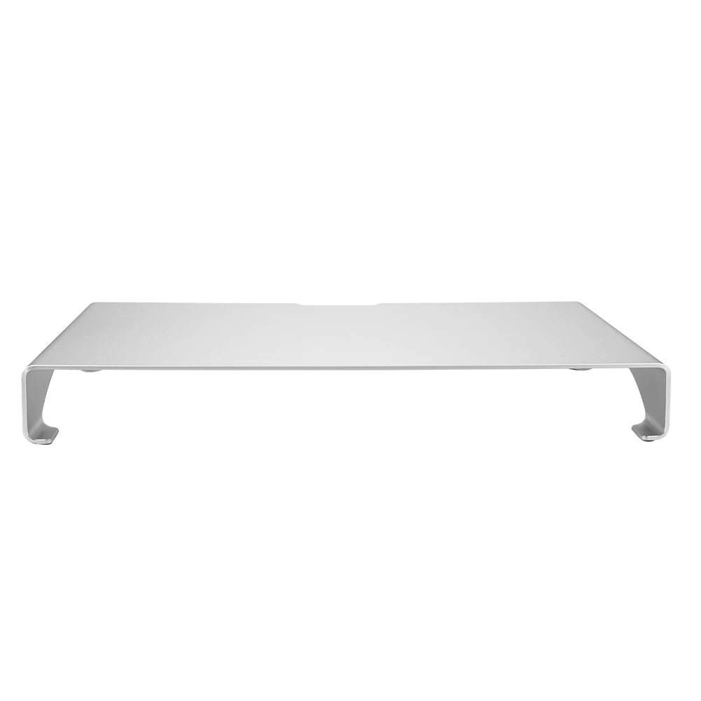 Aluminum Alloy Monitor Riser Notebook Laptop Desk Stand Organizer Shelf Silver Monitor Riser Monitor Riser Monitor Riser