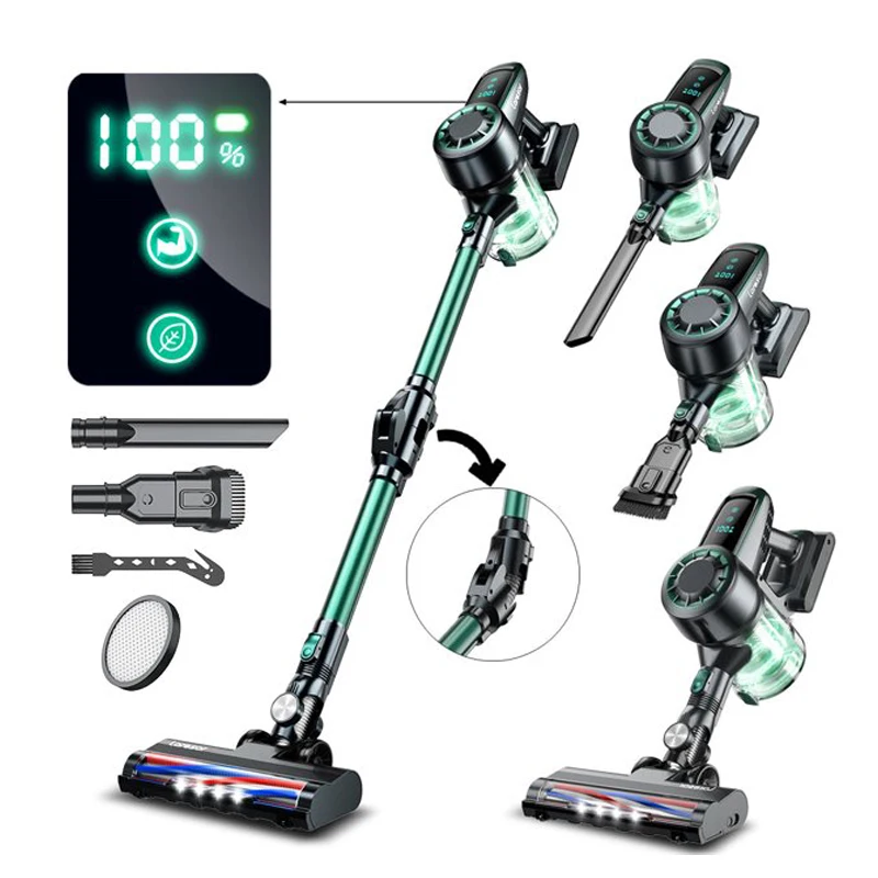 

Wireless Handheld Cordless Vacuum Cleaner for home appliance 25KPA Suction Power Car Vacuum Cleaner Removable Battery Aspiradora