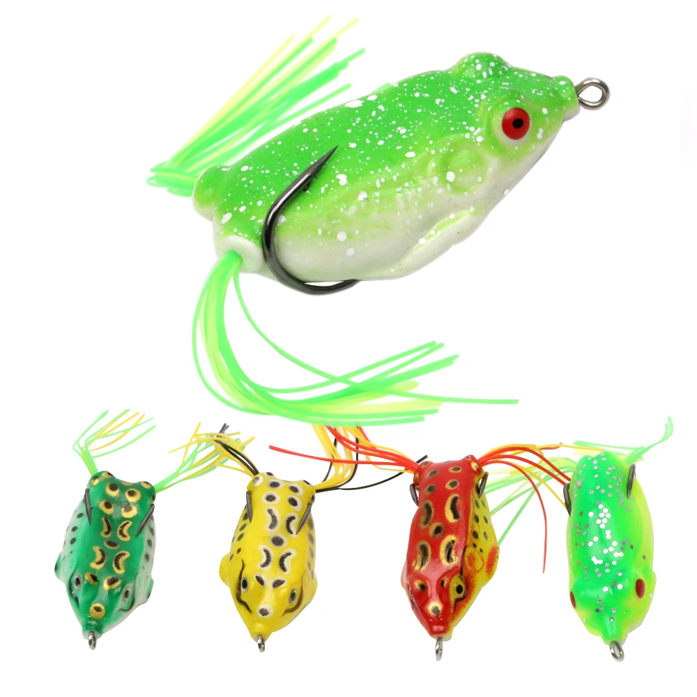 

ORJD Fishing Ray Frog Lure Artificial Baits Frog Jig Soft Bait Wobbler Pesca Pike Bass Silicone Bait Fishing Tackle