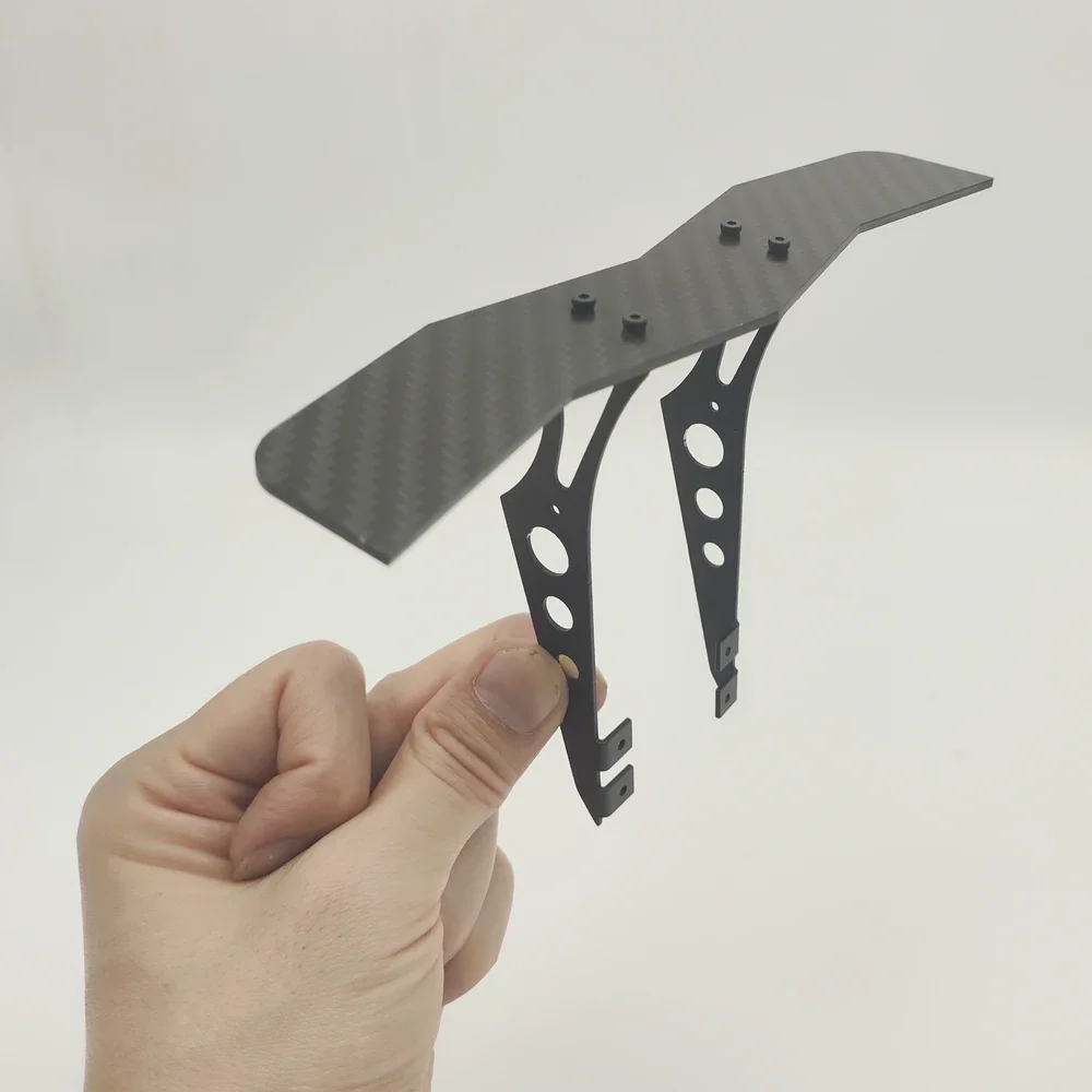 1/10 RC гоночный ралли Дрифт автомобиль хвост крыло задний спойлер для TAMIYA TT01 TT02 XV01