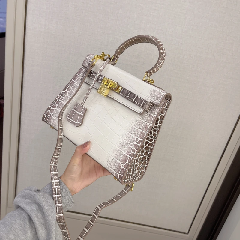 

Новинка 2022, женская сумка Kelly белого цвета из гималайских стран, модная сумка через плечо, сумка-мессенджер, роскошная классическая Универса...