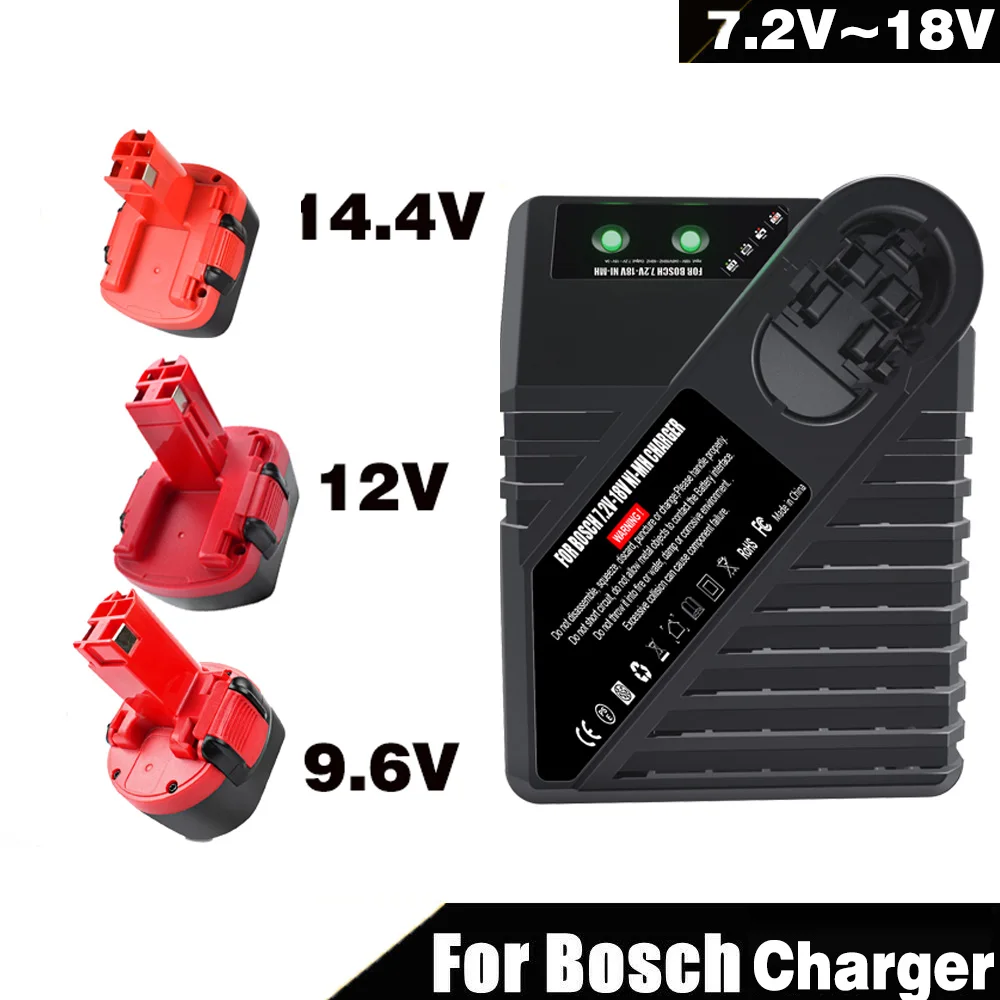 

AL1411DV Charger for Bosch Ni-CD Ni-MH 7.2V 9.6V 12V 14.4V 18V Tool Battery GSR7.2 GSR9.6 GSR12 GSR14.4 BAT038 BAT048 BAT043