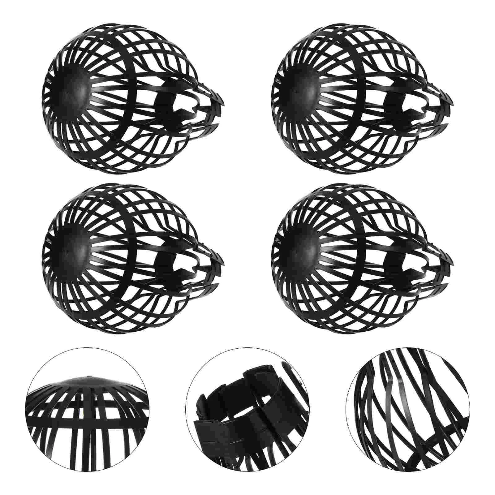 

4 Pcs Safety Mask Grille Drain Covers Outdoor Cap Plastic Rooftop Sink Filtering Tool