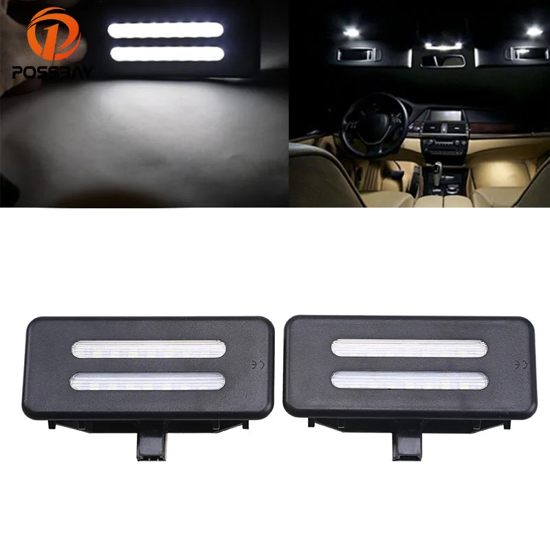 

POSSBAY Car 16 SMD LED White Work Vanity Mirror Sun Visor Light Lamp for BMW E90 E91 3 Series Sedan/Wagon 2006-2012