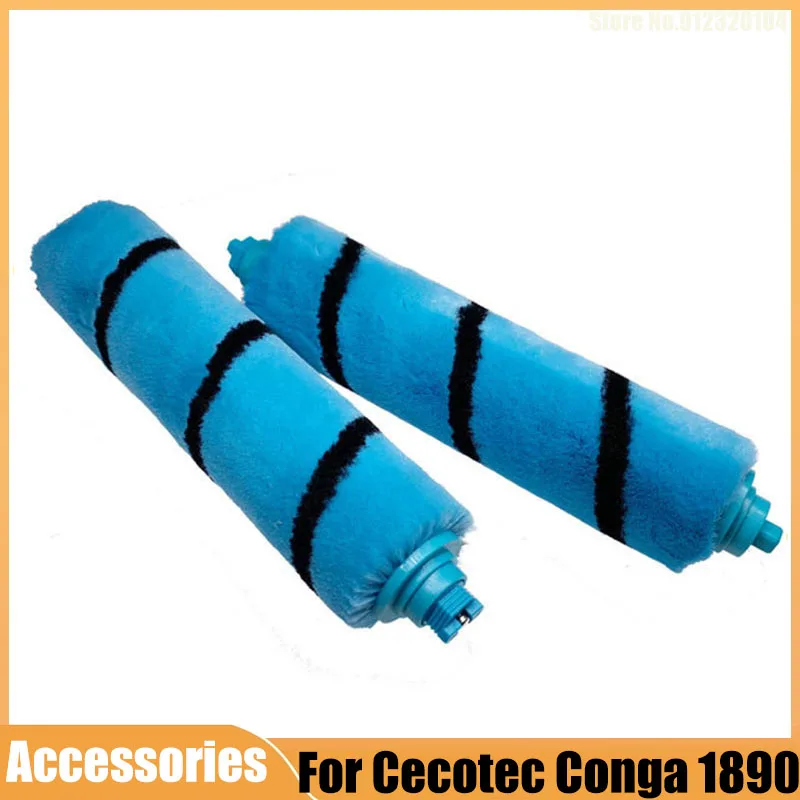 For Cecotec Conga 1890,2690,3390,3590,3790,4090,4490,5090,5490,6090,7090 Soft Fuzzy Main Roller Brush Replacement Spare Parts