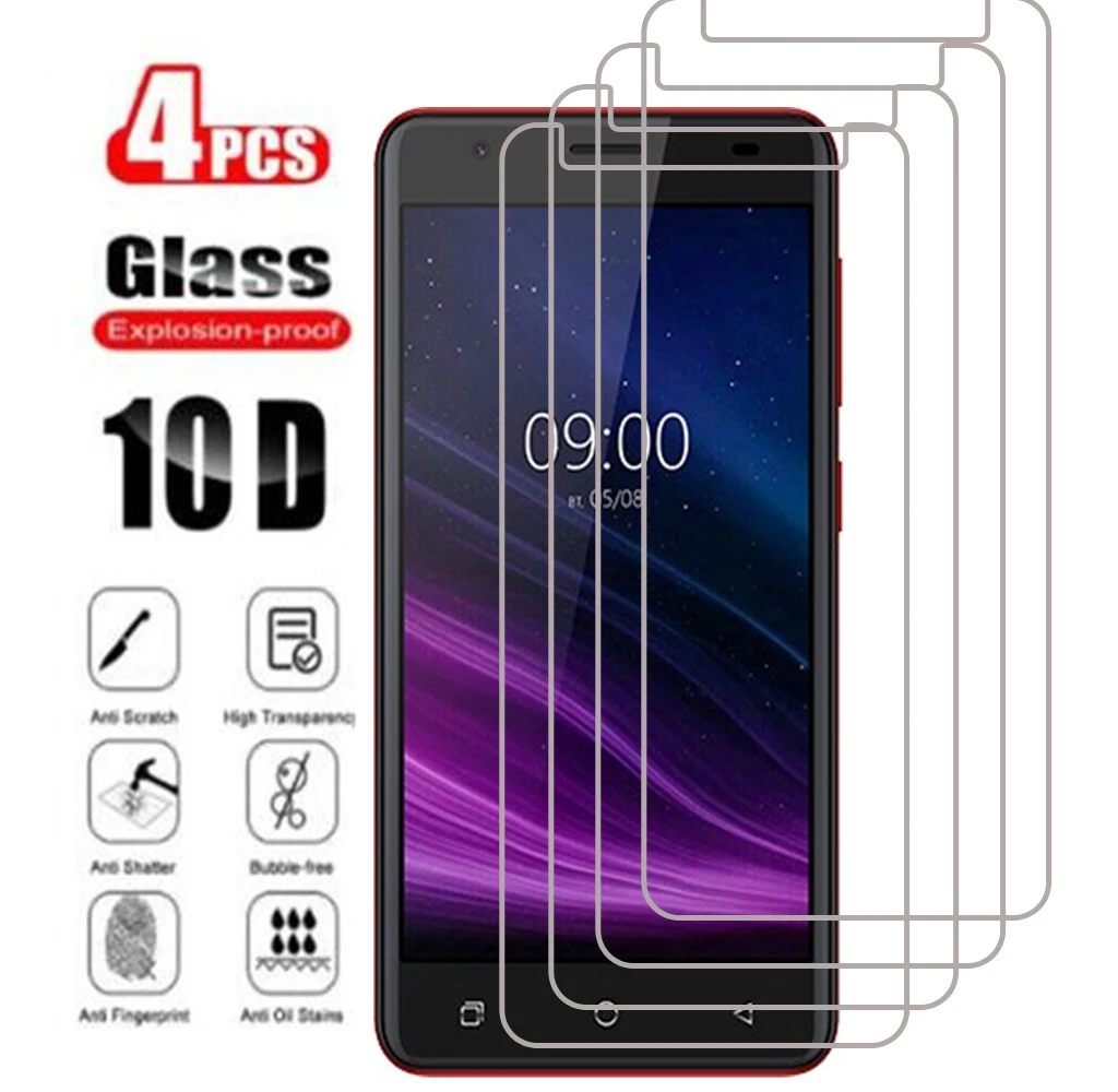

4 шт., закаленное защитное стекло для BQ 5016G, Защитная пленка для экрана BQ 5016G