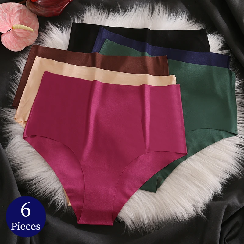 

Женские трусики с высокой посадкой, 6 шт./комплект