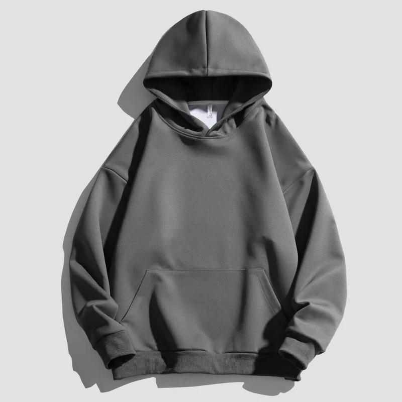 

A Versatile Basic Sweatshirt Solid Color Oversized Streetwear Comfortable Casual Hoodies For Men And Women In Autumn And Winter