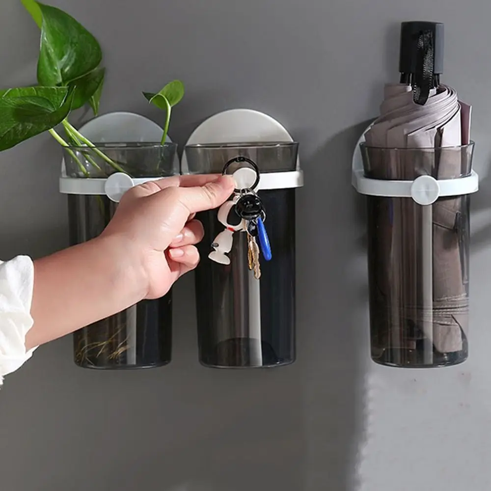 Пластиковая стойка для зонтов настенный самоклеящийся держатель хранения