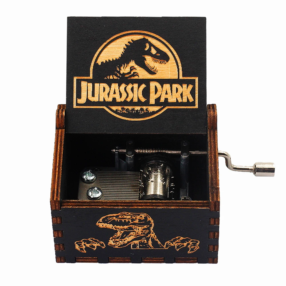 

Деревянная музыкальная шкатулка Jurassic Park