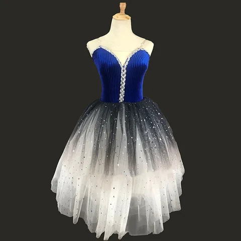 Балетная юбка с длинным рукавом, цвет в ассортименте