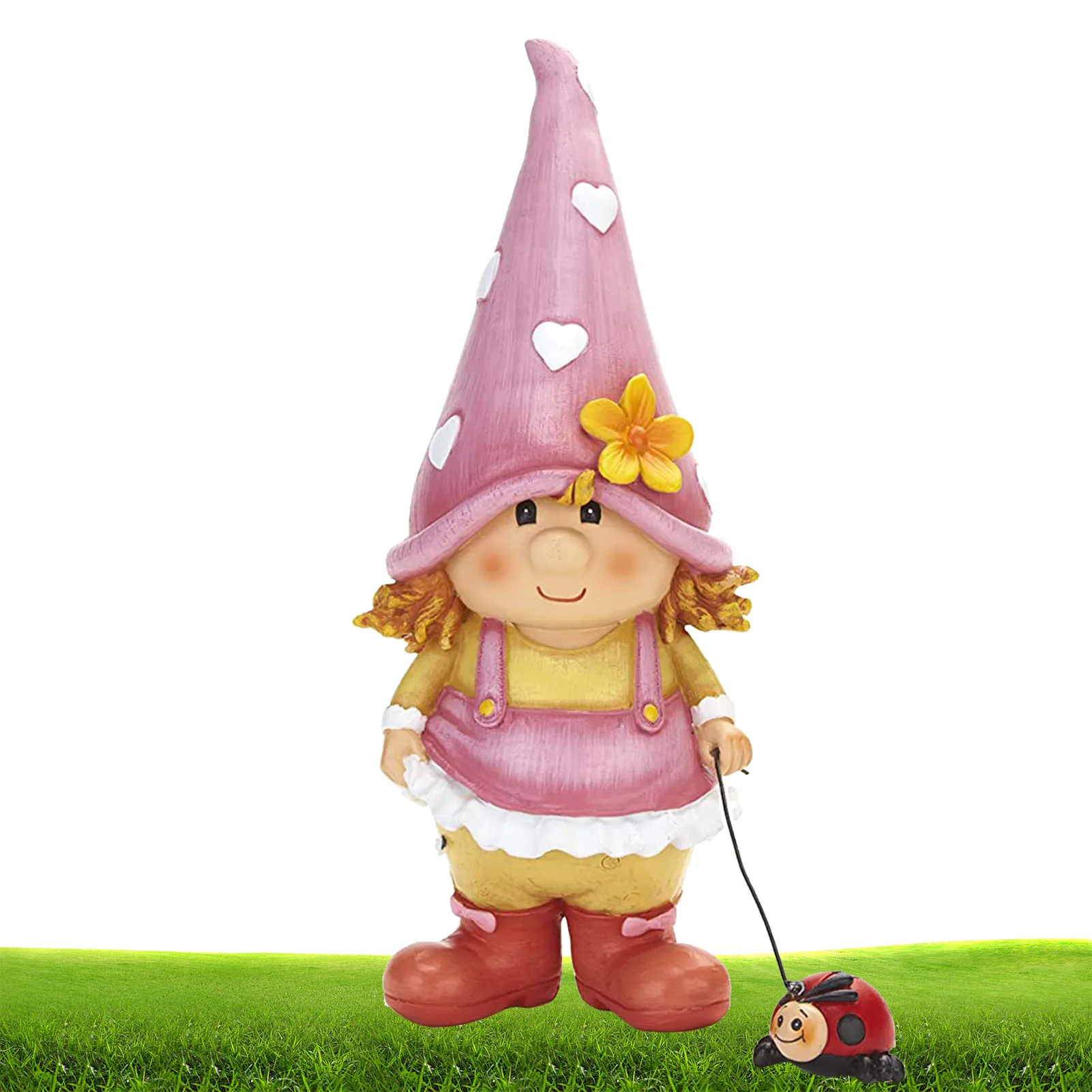 

Декоративная садовая Статуэтка Gnome, украшение для улицы, газон, забавная садовая Статуэтка из смолы, милое ремесло, украшение для сада, подар...