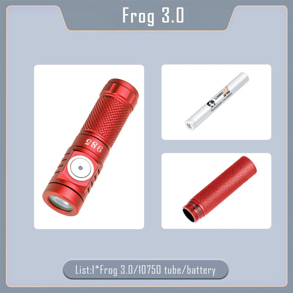 

LUMINTOP Frog 985 алюминиевый светодиодный фонарь