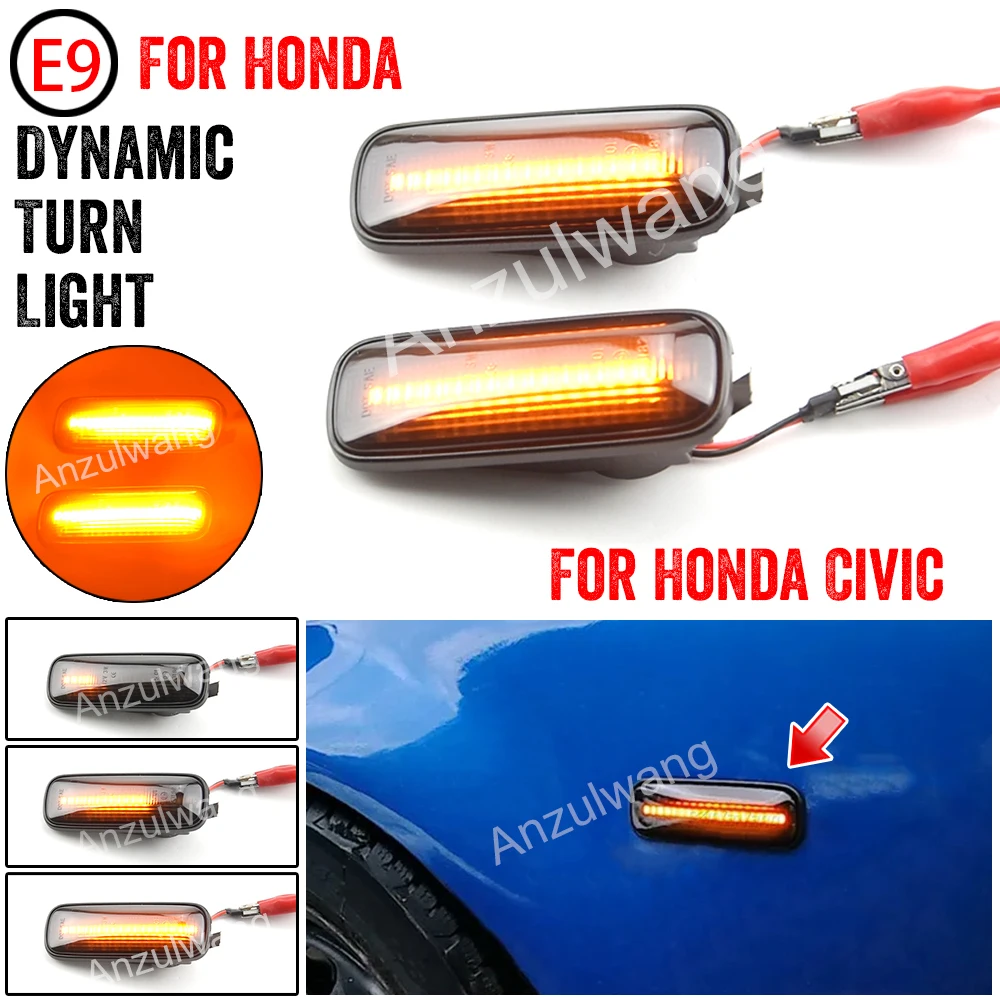 2 шт. автомобильный индикатор поворота для Honda Civic EK 2/3/4dr