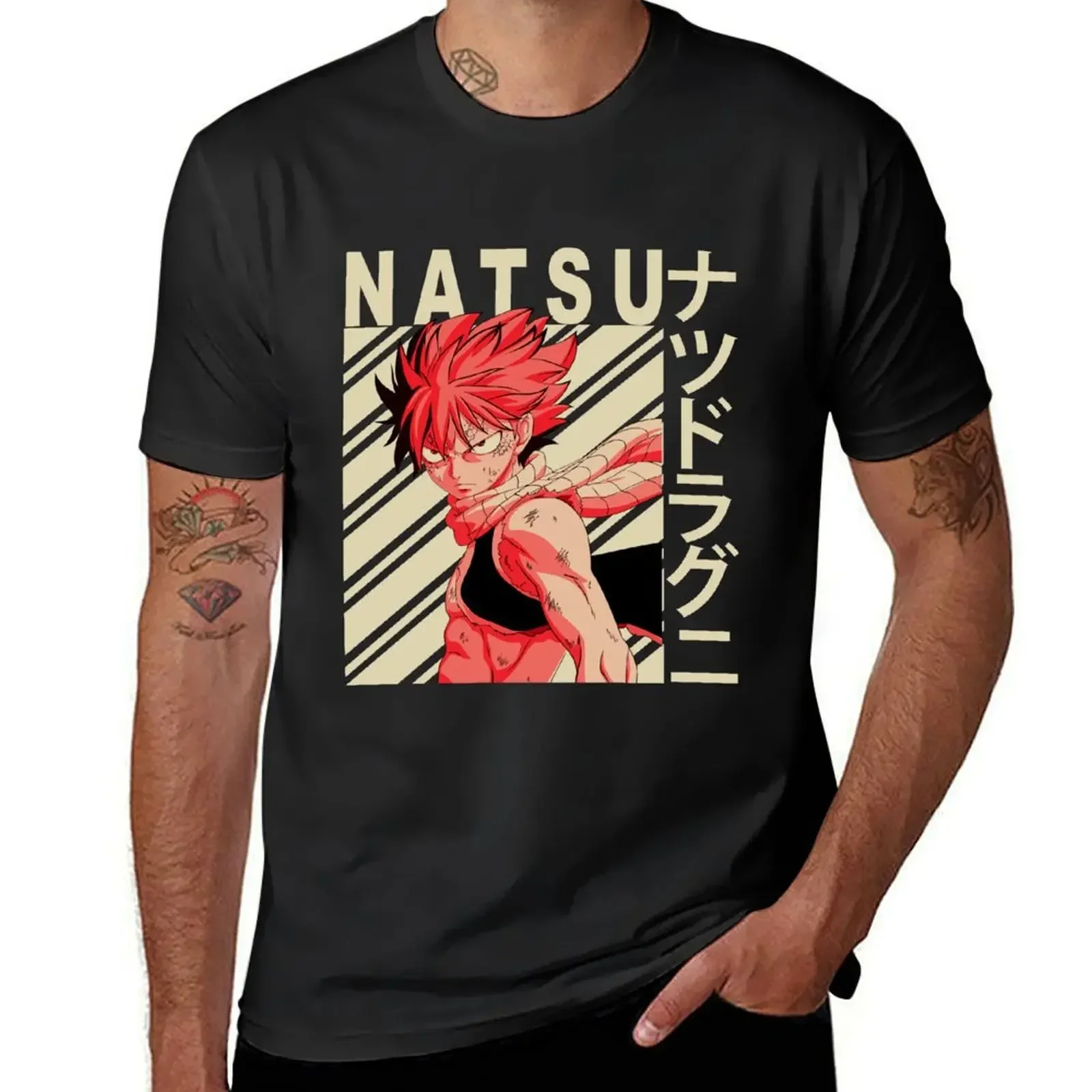 Natsu dragneel-винтажная художественная Футболка essential футболка аниме винтажная rapper
