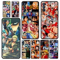 anime one piece luffy phone case for realme 8 7 6 pro c21 c3 c11 shell oppo a53 a52 a9 a54 a15 a95 reno7 se reno6 pro 5g z cover