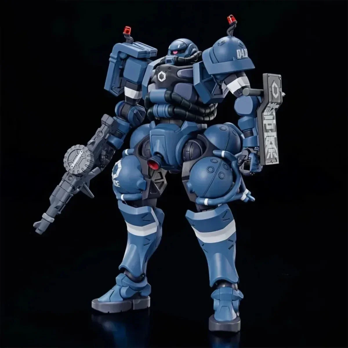 Фото Оригинальный сборный модельный набор Bandai Gundam GQuuuuuuX, мобильный костюм HG, масштаб 1/144, фигурки аниме, MS-06-SSP, полицейский Заку, в наличии №4