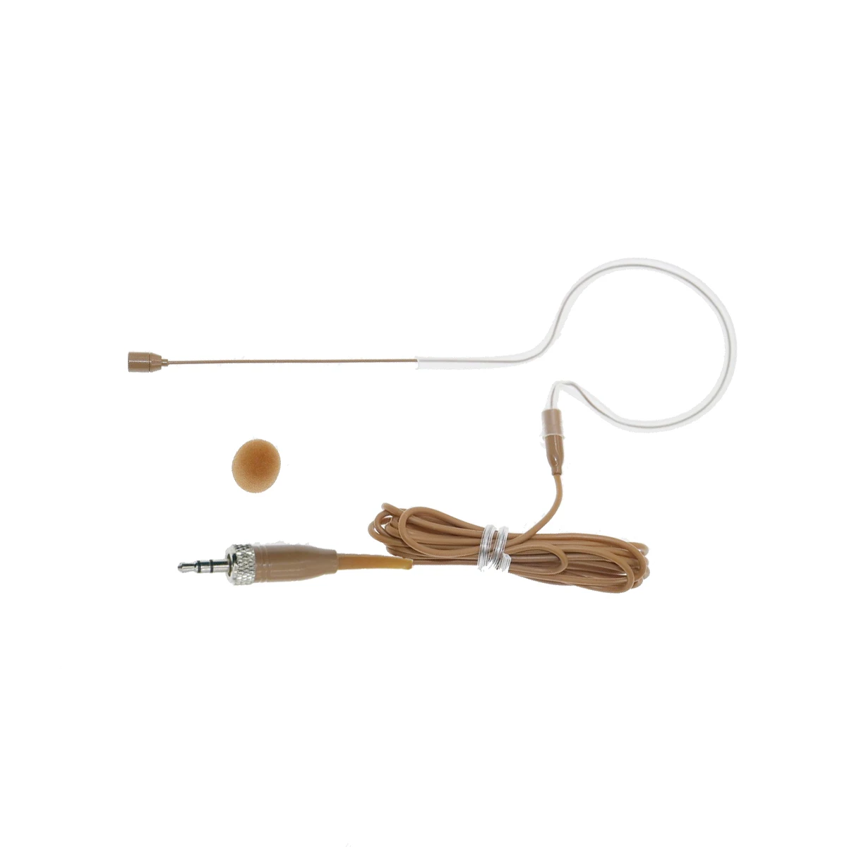 Brown SL Earset HeadMic Headset Microphone For Sennheiser G3 G4 G5 Wireless System Stage DJ Karaoke Sing Recording Mic