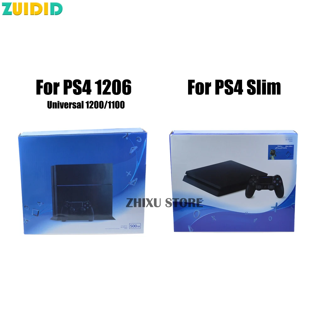 

ZUIDID для PS4 1206 1200 1100 для PS4 тонкая игровая консоль в картонной коробке совершенно новая коробка с внутренним лотком
