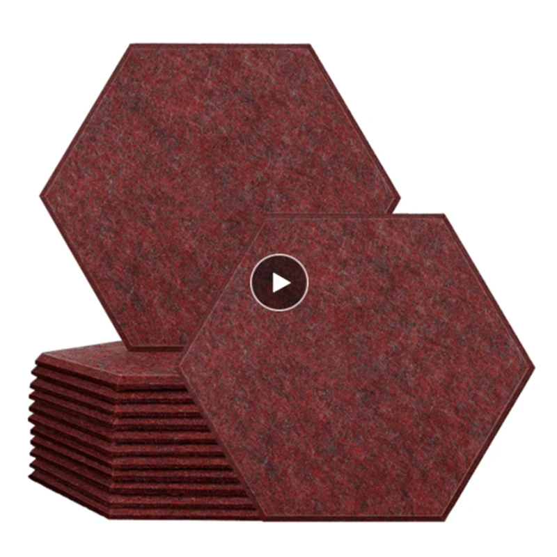 

Soundproofing Acoustic Panel 6Pcs Sound Absorbing Panels KTV Studio Sound Proof Wall Panels Noise Insulation Home Accessories