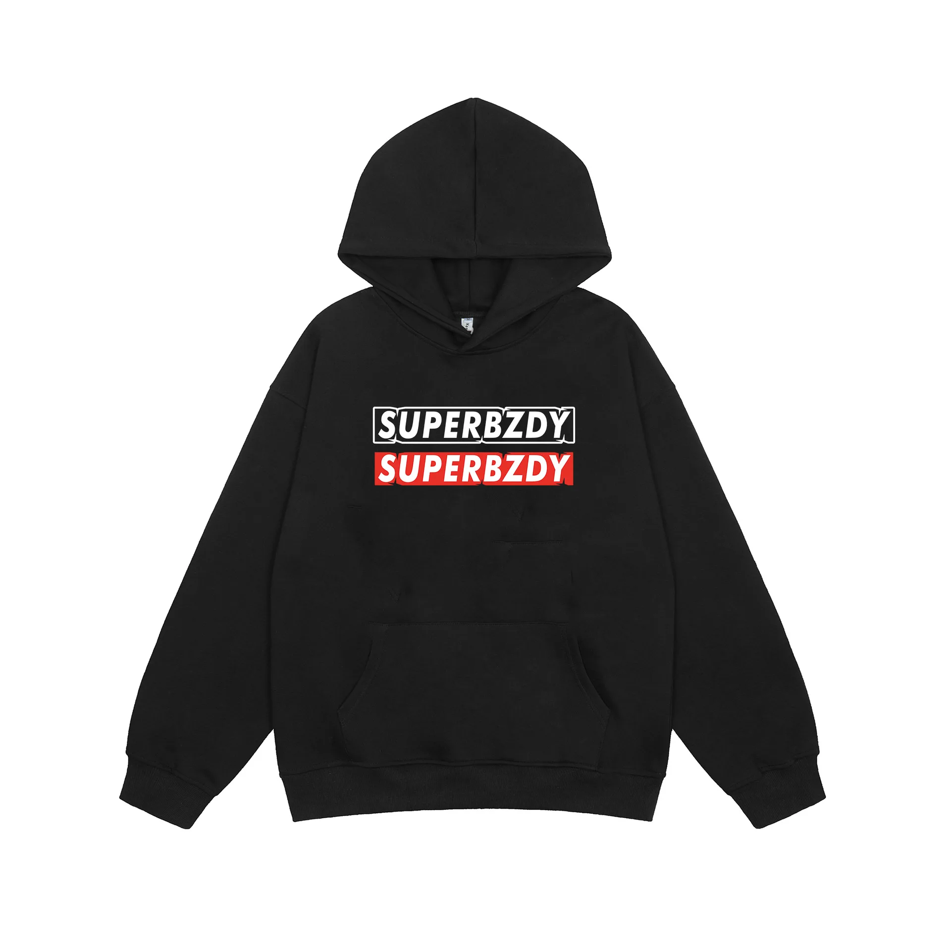 

100% cotton tide brand letter printing Japanese Joker hooded sweater street retro loose hooded couple for men and women.