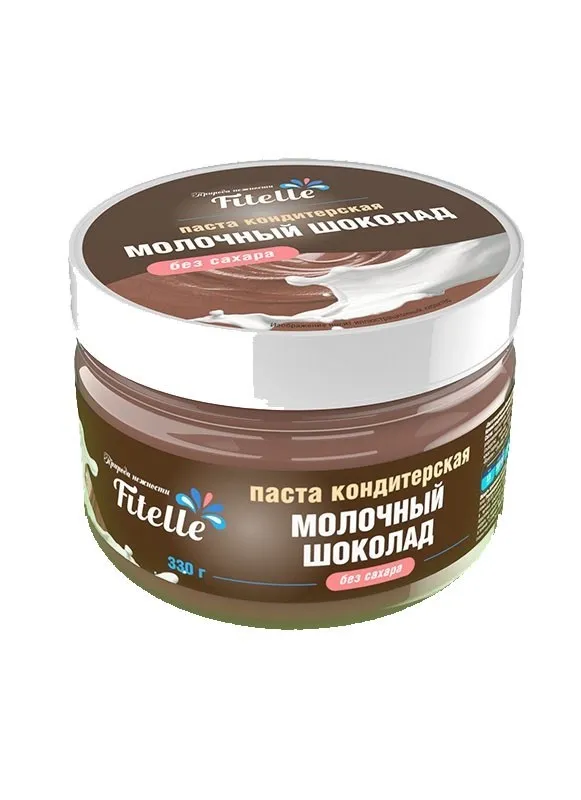 Паста кондитерская Fittele Молочный шоколад без сахара 330 г | Автомобили и мотоциклы