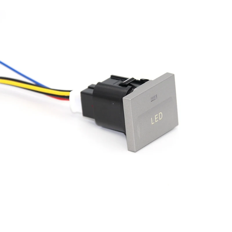 Серебристые светильники на рулевое колесо 12 В автомобильная лампа с подогревом