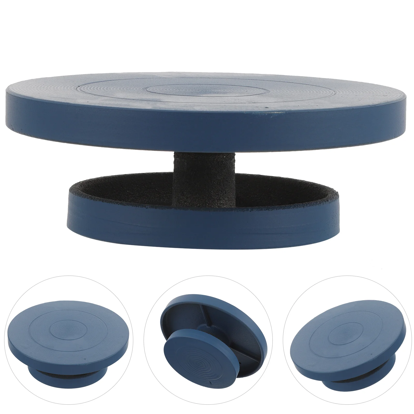 

Cake Stand Baking Supply Round Clay Turntable Sculpture Tool Rotating Decorating Plate Base