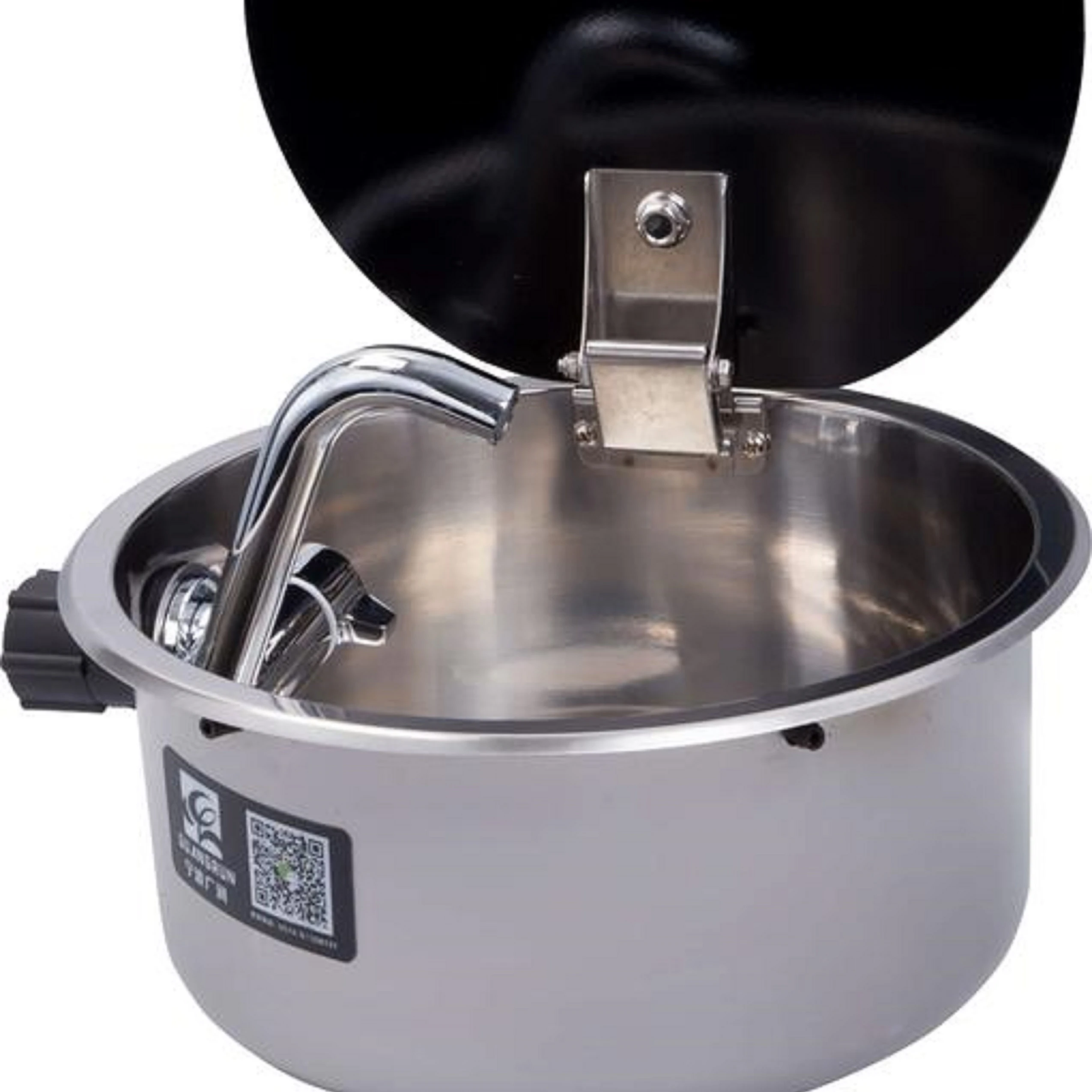 

RV Caravan Boat Yacht Auto Motorhome kitchen stainless steel sink basin dry easy vegetable wash basket GR-532C